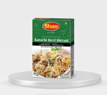 Shan Karachi Beef Biryani Masala – Authentic Spice Mix for Rich & Flavorful Beef Pilaf
