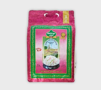 Mehran Long Grain Super Basmati Rice (Pink)– 5Kg